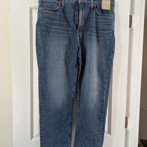 Madewell Women's Straight Blue Jeans